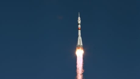 CORRECTING ROCKET NAME AND ADDING ROBOT DETAILS - In this photo taken on Thursday, Aug. 22, 2019, and distributed by Roscosmos Space Agency Press Service, a Soyuz capsule is launched by a new Soyuz 2.1a rocket from the launch pad at Russia’s space facility in Baikonur, Kazakhstan. The new Russian rocket, that is expected to replace the current model sending manned missions into space, blasted off from Kazakhstan on Thursday, carrying a Soyuz capsule with a humanoid robot that will be tested in spaceflight conditions aboard the International Space Station (ISS). CORRECTION Russia Space