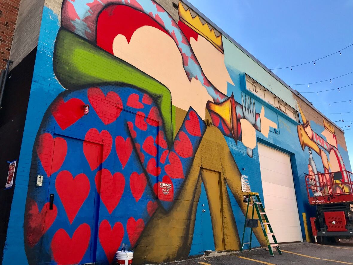 16 new murals brighten up Calgary's Beltline district CBC News