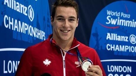 Canada's James Leroux won silver in the men’s 100-m breaststroke SB9 at the world para swimming championships on Saturday.
Leroux-James-091419