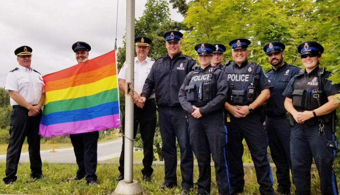 Pride flag flies across Corner Brook this week CBC News