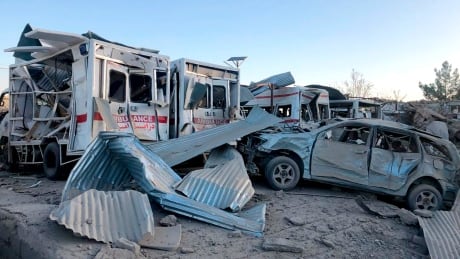 Damaged cars are seen at the site of a suicide attack in Zabul on Thursday. The death toll was nearly doubled Friday from initial estimated, with most of those killed civilians.
Afghanistan
