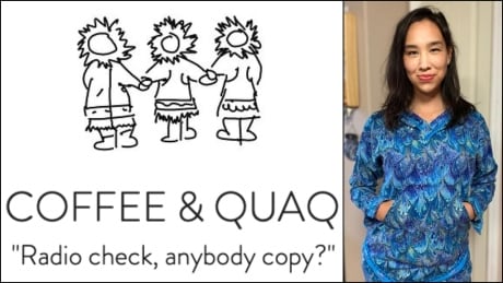 Coffee & Quaq is a new podcast created in Anchorage, Alaska that looks at contemporary Indigenous issues. Coffee and quaq collage with border