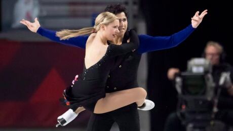 Marjorie Lajoie and Zachary Lagha, of Canada, skate during the junior ice dance program during the grand prix of figure skating finals in Vancouver on Thursday, Dec. 6, 2018. THE CANADIAN PRESS/Jonathan Hayward lajoie-lagha-20181206
