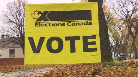 After a 40-day election campaign, voters head to the polls on Monday. Voting sign