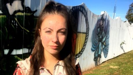 Starr Bennett says it's important for the Mi'kmaq people to use their own language, even if it is just one word. Starr Bennett