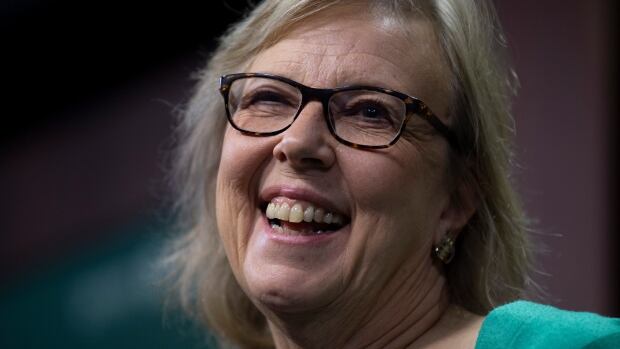 Elizabeth May is no longer the Green leader, but she says she's 'not going anywhere' - CBC.ca