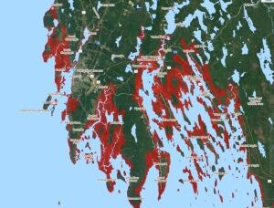 flooding scotia 2050 cbc flood lidar increased