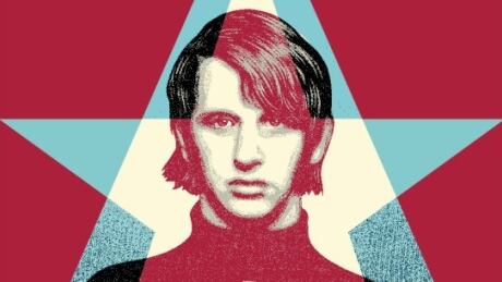 Beatles drummer Ringo Starr, as pictured on the cover of his latest book of photographs, Another Day in the Life. Ringo Starr