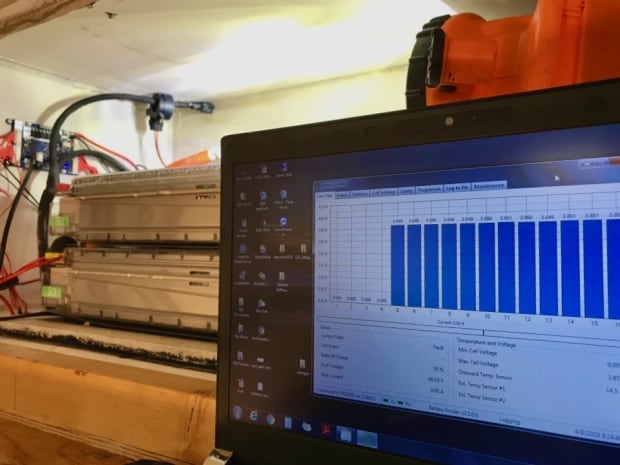 David Elderton's Tesla Battery Setup