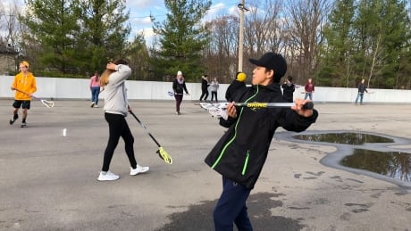 Lacrosse is a traditional Haudenosaunee sport that students from Fort McPherson had the opportunity to play while in Kanesatake. student exchange