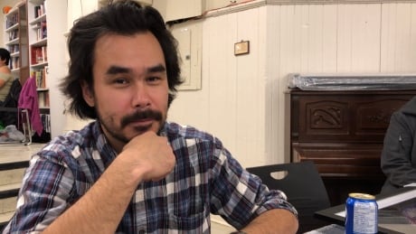 Gabriel Nuraki Koperqualuk says, although he was born and raised in Montreal, his mother comes from Puvirnituq in Nunavik and that culturally background inspires him. Gabriel Nuraki Koperqualuk