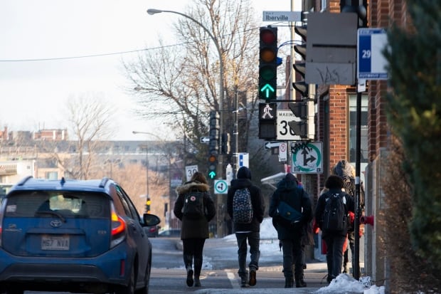 Pedestrians Montreal Nov 18 2019
