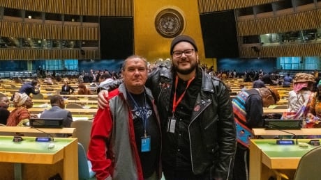 Grand Chief of the Wolastoq Grand Council Ron Tremblay invited me to join him and a group of Wabanaki Youth and allies to attend the United Nations Permanent Forum on Indigenous Issues. Logan Perley Ron Tremblay