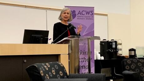 Marion Buller, former chief commissioner of the National Inquiry into Murdered and Missing Indigenous Women and Girls, spoke during a public discussion held Tuesday in Edmonton. marion buller MMIWG call justice