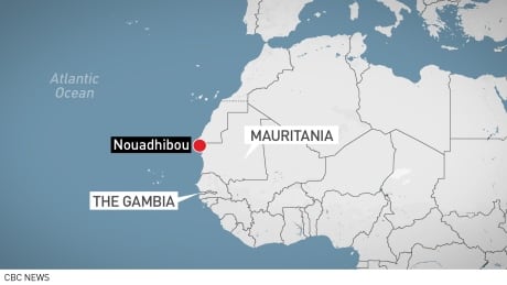 map Mauritania