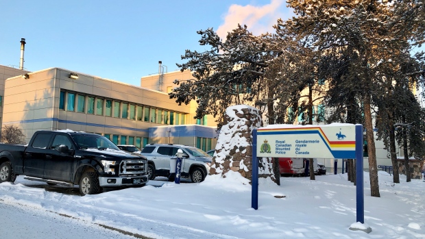 Yellowknife RCMP investigating firearms complaint that led to multiple arrests Saturday; File photo of Yellowknife RCMP detachment on Dec\. 9, 2019\.
