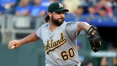 Pitcher Tanner Roark, who ended last season with the Oakland Athletics, reportedly signed a two-year contract with the Toronto Blue Jays on Wednesday. roark-tanner-121119
