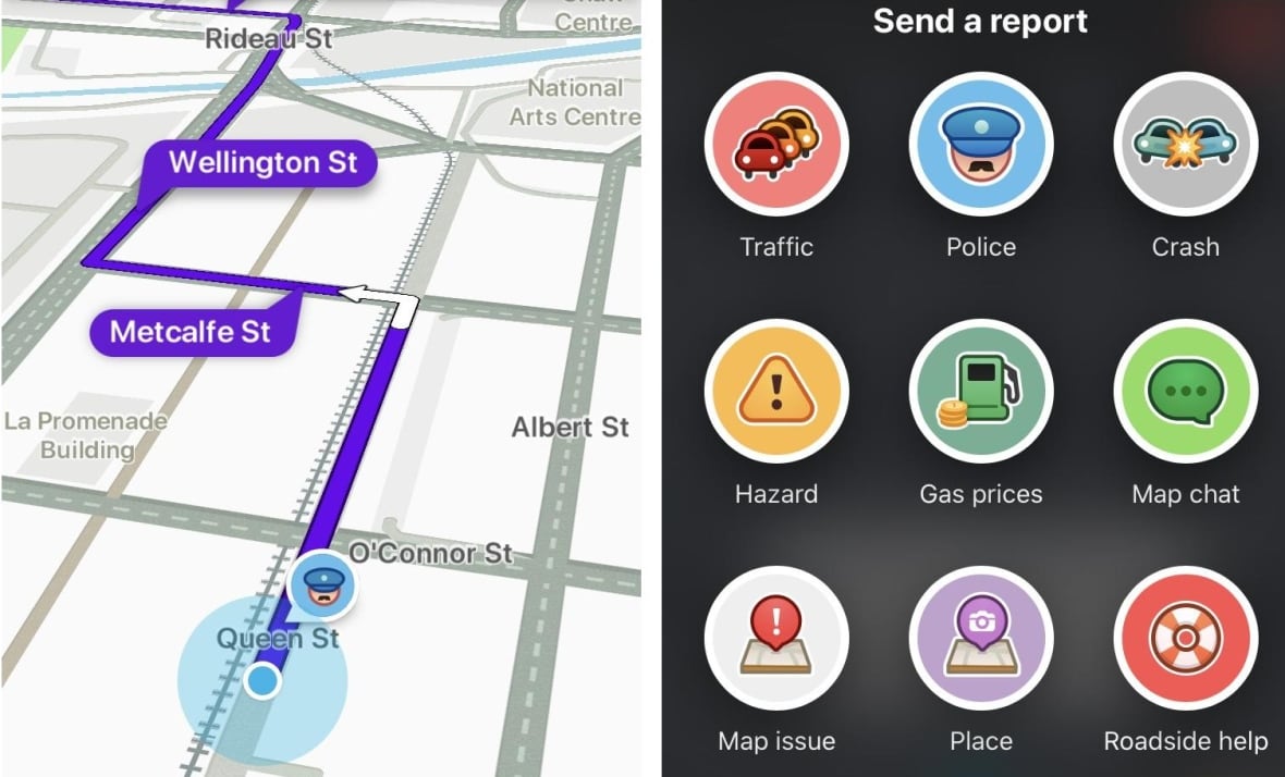 Police unfazed by app feature pinpointing speed traps CBC News