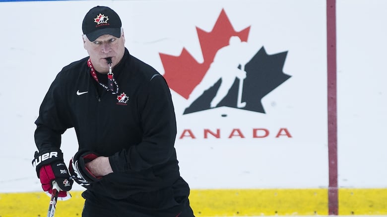 Dale Hunter, seen above during selection camp earlier this month, coached Team Canada to victory at the World Junior Championships on Sunday. 