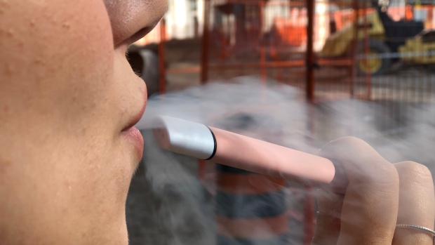 National ban on vaping flavours coming 'soon,' says addictions minister; An Ontario teen who was put on life-support after being diagnosed with a severe vaping-related illness may be the first documented case of a different form of damage linked to e-cigarettes, according to a CMAJ study published Thursday\. \(Kate Dubinski/CBC\)