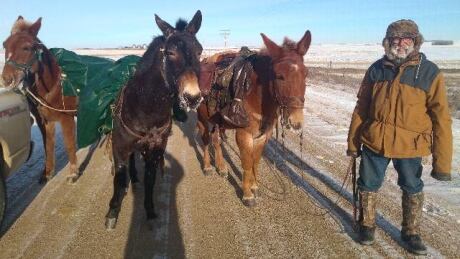 Emile Brager is walking across some provinces and states to explore Canada and the United States. Emile Brager