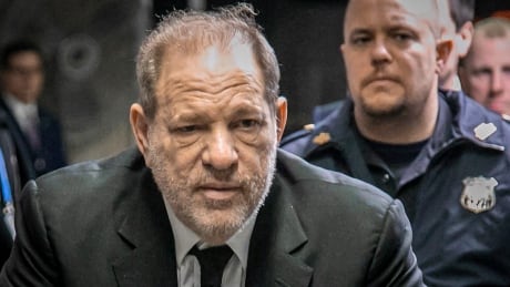 Harvey Weinstein leaves a Manhattan courthouse after a second day of jury selection for his trial on rape and sexual assault charges, Thursday, Jan. 16, 2020, in New York. Sexual Misconduct Weinstein