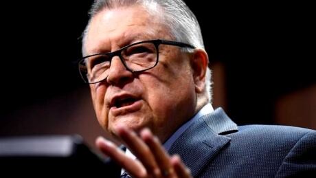 Minister of Public Safety and Emergency Preparedness Ralph Goodale speaks during an announcement on Parliament Hill in Ottawa on Thursday, May 16, 2019. Canadian security officials have been grappling not only with how to address the growing threat of right-wing extremism, but also the best means of defining the phenomenon and explaining it to the public. cpt10241979
