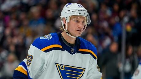 The St. Louis Blues said in a press release on Friday that defenceman Jay Bouwmeester, seen above in this file photo from January, has undergone a successful Implantable Cardioverter Defibrillator (ICD) procedure after suffering a cardiac episode during a game against the Anaheim Ducks on Tuesday. Blues-Bouwmeester Hockey