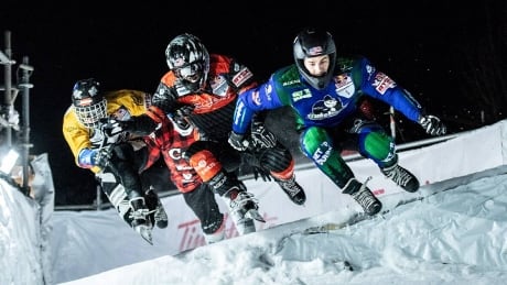 Redbull presents the adrenaline fueled fast paced energy and mayhem of their Ice Cross Championships from Quebec, QC. Red Bull Ice Cross World Championship on CBC: Quebec