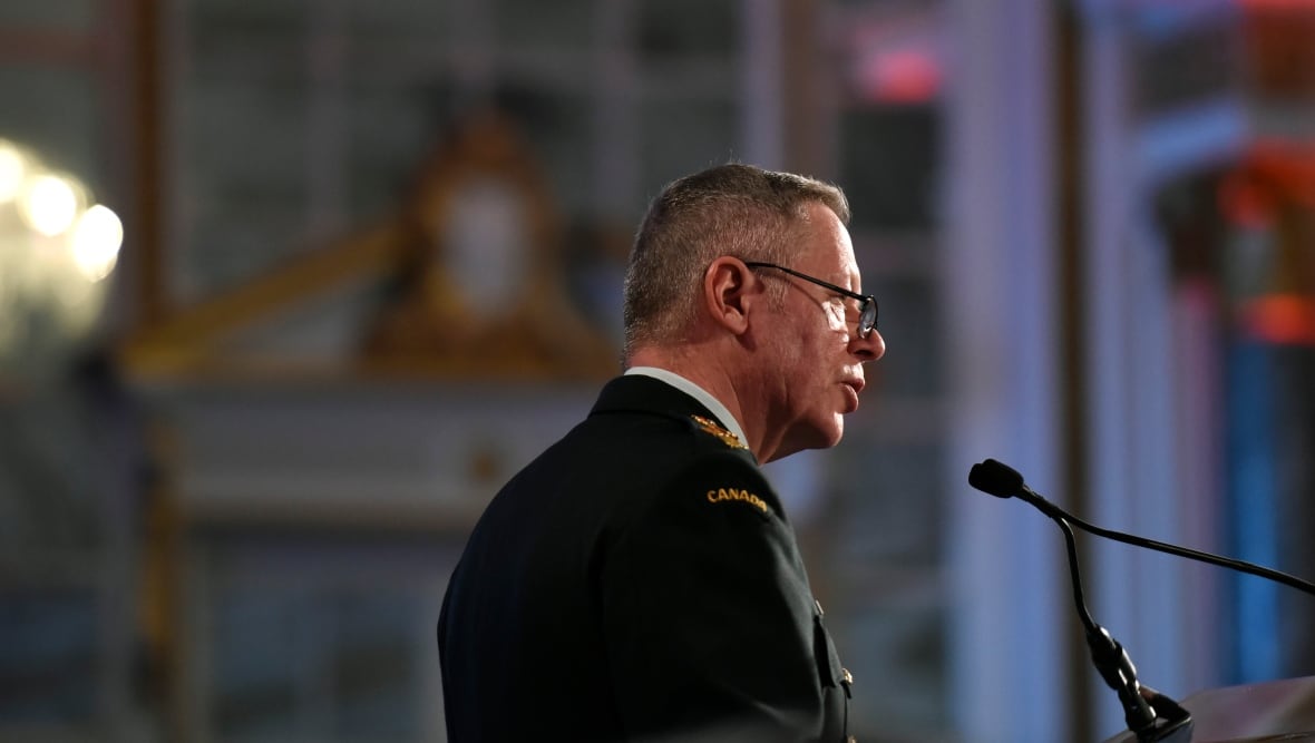 Head of the Defense personnel Jonathan Vance offers comments at the OTTAWA Security and Defense Conference in Ottawa, on Wednesday, March 4, 2020.