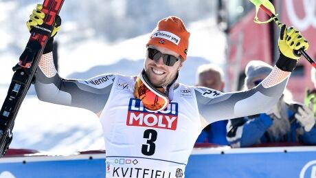 After the cancellation of Sunday's super-G, Aleksander Aamodt Kilde of Norway will carry a 54-point overall lead over Frenchman Alexis Pinturault into the final two World Cup races of the season next weekend in Slovenia. kilde-aamodt-aleksander-200307-1180