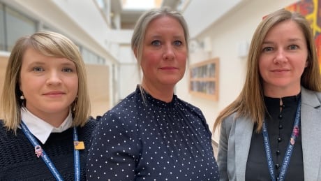 From left to right, Const. Nadia Churchill, crime analyst Malin Enström and Const. Lindsay Dillon. Const. Nadia Churchill, crime analyst Malin Enstrom and Const. Lindsay Dillon