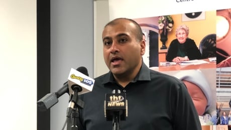 Dr. Zaki Ahmed, chief of staff for the Thunder Bay Regional Health Sciences Centre , spoke at a news conference on Friday, March 20. Dr. Zaki Ahmed