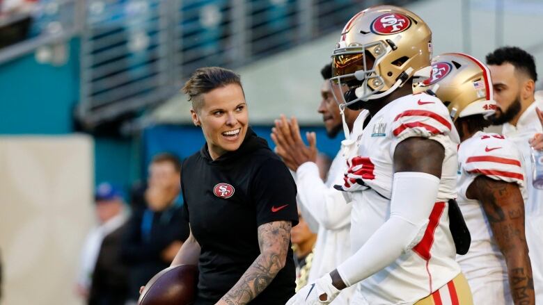 Katie Sowers: Former San Francisco 49ers coach wants to be 'change