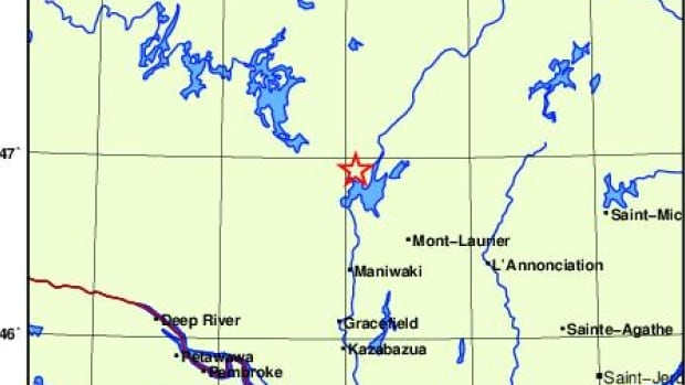 Small earthquake shakes Maniwaki, Que., area | CBC News