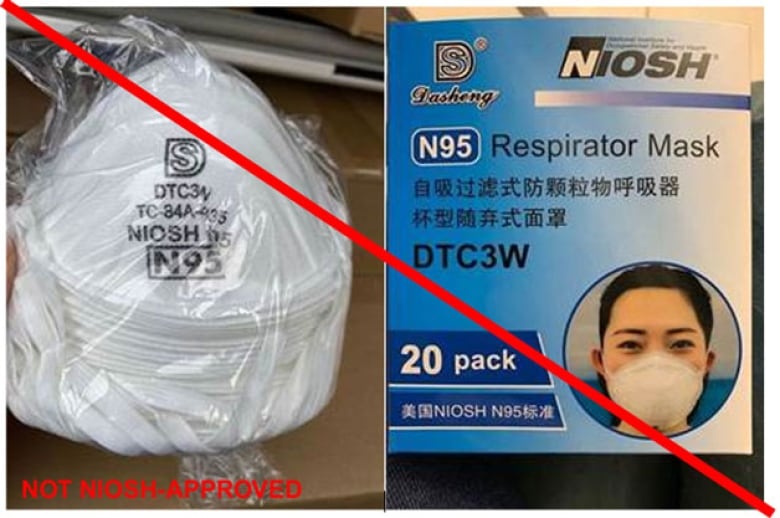 fake respirator