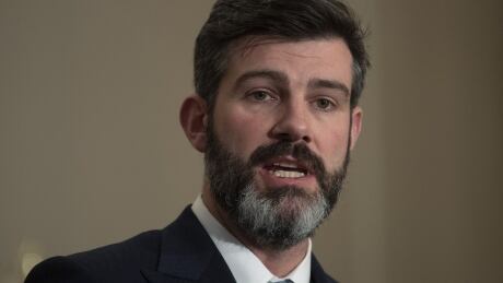 Edmonton Mayor Don Iveson responds to a question during a news conference in Ottawa, Thursday, February 6, 2020. A group representing Canada's cities says municipal budgets are on the brink of financial crisis due to COVID-19 unless the federal government gives billions of dollars in help. Edmonton Mayor Don Iveson