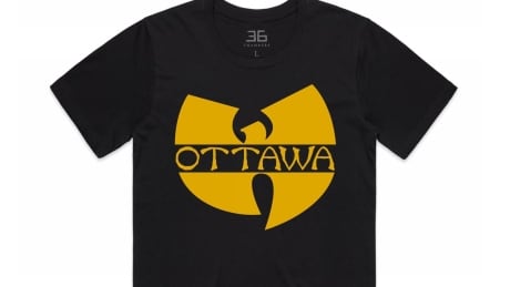 All the profits from this T-shirt will be donated to the Ottawa Food Bank, says 36 Chambers, a Wu-Tang Clan online store. photo