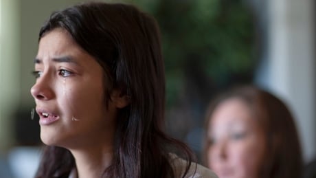 Kahaila Morris, left, and her mother Melissa Friday, right, are still looking for answers regarding the death of Morris's father, Geoff Morris, who was shot and killed by a Regina police officer in May of 2019. Regina Police Death 20200526