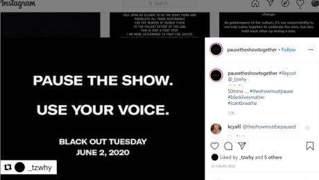 #BlackOutTuesday spreads across social media in protest against George Floyd killing