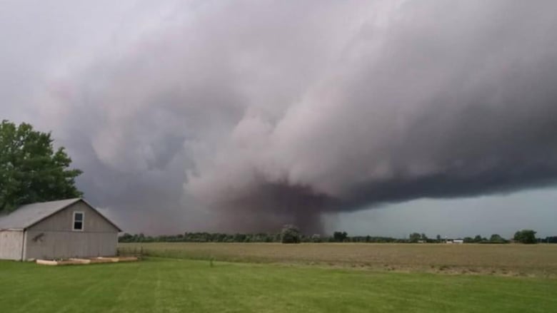 Two Tornadoes Touch Down Near London Environment Canada Cbc News