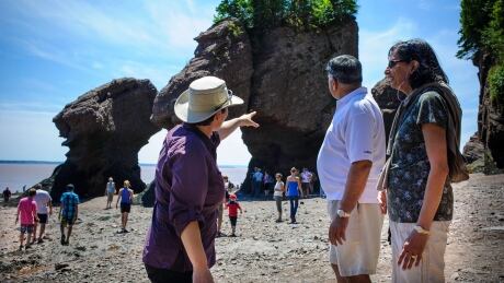 Anna-Marie Weir owns Moncton-based Roads to Sea Guided Tours, which offers guided visits of the Hopewell Rocks. Anna-Marie Weir