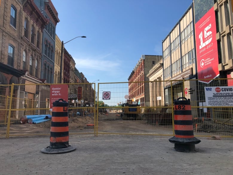 Downtown intersection of King and Richmond shut down until September CBC News