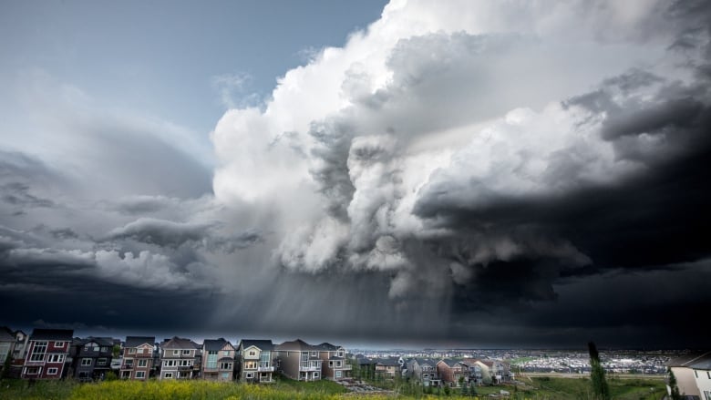 Severe thunderstorm watch issued for Calgary | CBC News