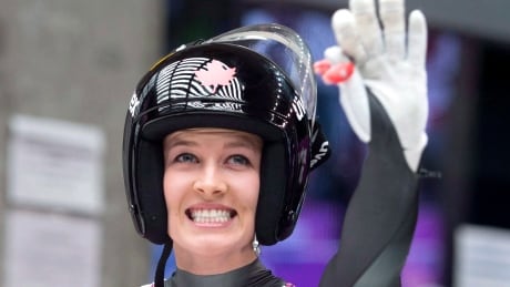 Canada's Arianne Jones, seen above at the 2014 Olympics, joins the latest edition of CBC Sports' Player's Own Voice podcast. Arianne Jones sliding into Sochi