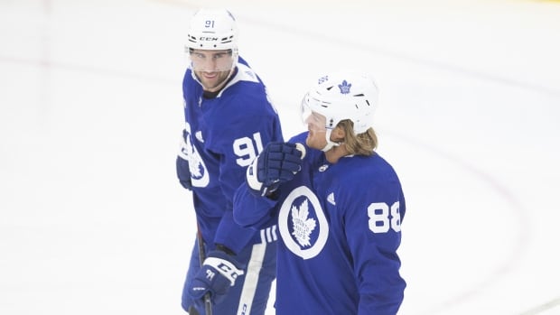 Blue Jackets Arrive For Practice In Toronto Sporting New Bubble