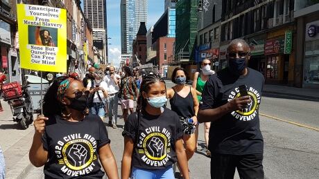 Marchers in Toronto call for end to systemic anti-Black racism on Emancipation Day Marchers in Toronto call for end to systemic anti-Black racism on Emancipation Day