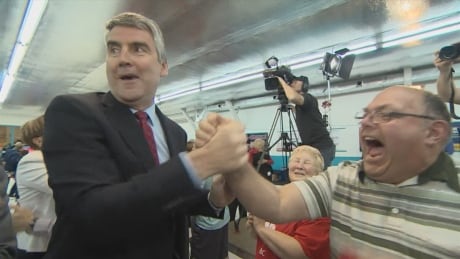 Premier Stephen McNeil with a supporter after winning the Nova Scotia general election in 2017. Premier Stephen McNeil with a supporter after winning the Nova Scotia general election in 2017