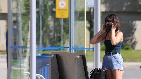 City bylaw requires people to wear masks on public transit. 122921