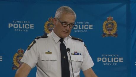 Superintendent Brad Doucette said police resources were being strained due to an uptick in violent crimes this summer. Brad Doucette violent crime increase presser on August 7, 2020